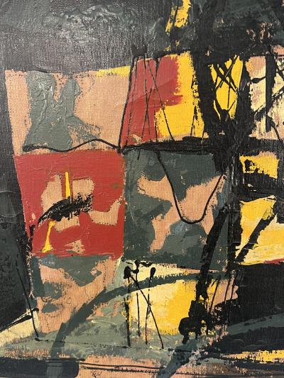 Antoni Clav MID CENTURY THE MUSICIAN PAINTING AFTER ANTONI CLAVE SANMARTIN