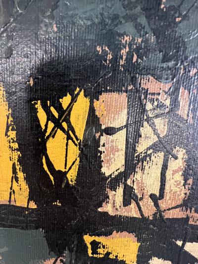 Antoni Clav MID CENTURY THE MUSICIAN PAINTING AFTER ANTONI CLAVE SANMARTIN