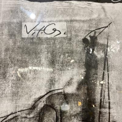 Antoni Tapies Antoni T PIES Variations 1 Profile Chaise 
