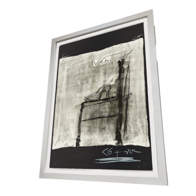 Antoni Tapies Antoni T PIES Variations 1 Profile Chaise 
