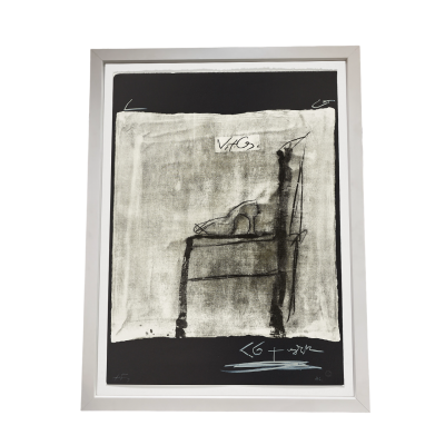 Antoni Tapies Antoni T PIES Variations 1 Profile Chaise 