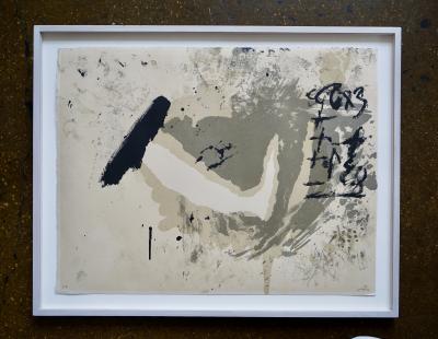 Antoni Tapies Limited edition lithograph by Antoni T pies