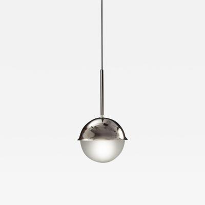 Antonia Astori Tato Italia Netta Sospensione Pendant Lamp in Black Chrome