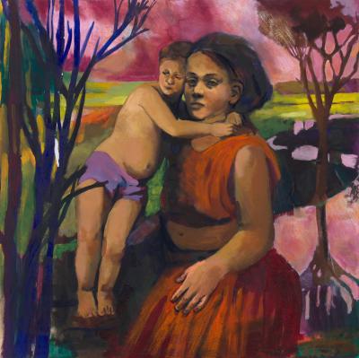 Antonia Caicedo Woman With Child