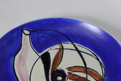 Antonia Campi Ceramic Plaque bt Antonia Campi for C S I Laveno 1955 Italy