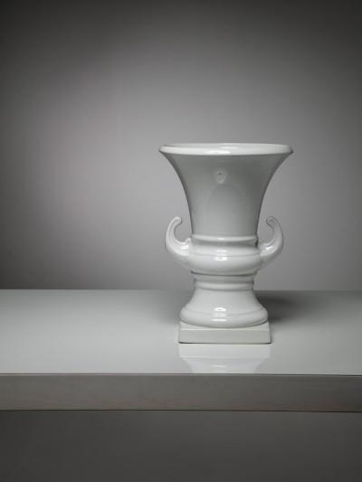 Antonia Campi Enameled Ceramic Vase by Antonia Campi for S C I Laveno