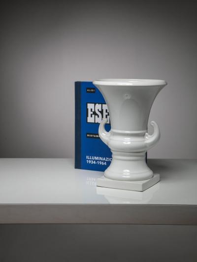 Antonia Campi Enameled Ceramic Vase by Antonia Campi for S C I Laveno