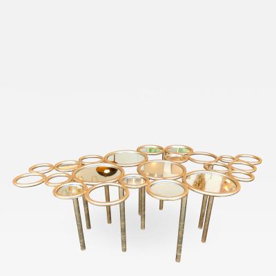 Antonio Cagianelli Cloud Coffee Table Iron Gold Leaf by Antonio Cagianelli Italy 2000s