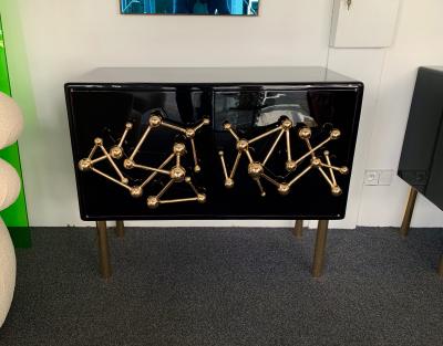 Antonio Cagianelli Contemporary Atomo Lacquered Cabinets Buffets by Antonio Cagianelli Italy