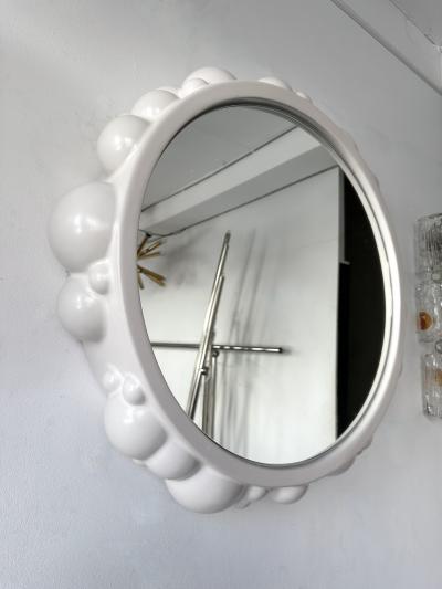 Antonio Cagianelli Contemporary Bubble Atomo Ceramic Mirror by Antonio Cagianelli Italy