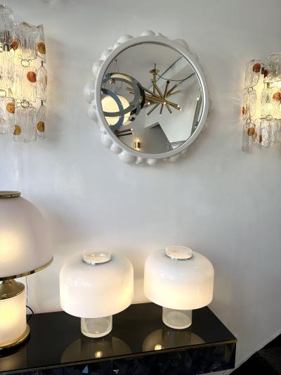 Antonio Cagianelli Contemporary Bubble Atomo Ceramic Mirror by Antonio Cagianelli Italy