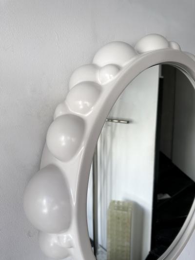 Antonio Cagianelli Contemporary Bubble Atomo Ceramic Mirror by Antonio Cagianelli Italy