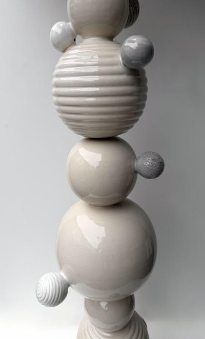 Antonio Cagianelli Contemporary Ceramic Atomo Floor Lamp by Antonio Cagianelli Italy