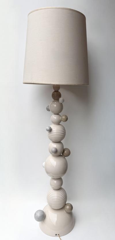 Antonio Cagianelli Contemporary Ceramic Atomo Floor Lamp by Antonio Cagianelli Italy