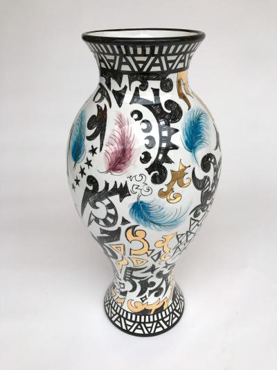 Antonio Cagianelli Contemporary Ceramic Vase by Antonio Cagianelli Italy
