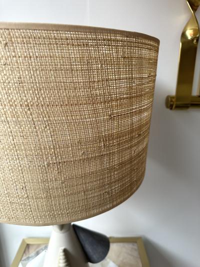 Antonio Cagianelli Contemporary Pair of Ceramic Cone Lamps by Antonio Cagianelli Italy