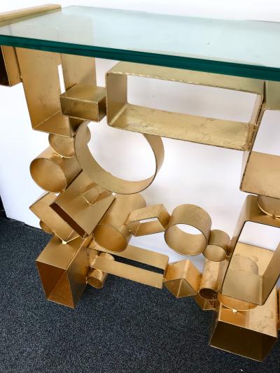 Antonio Cagianelli Contemporary Pair of Console Geometry by Antonio Cagianelli Italy