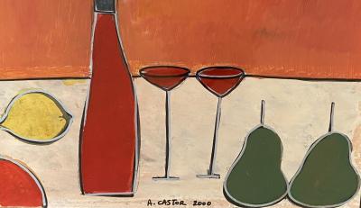 Antonio Castor Green Pears Yellow Lemon 