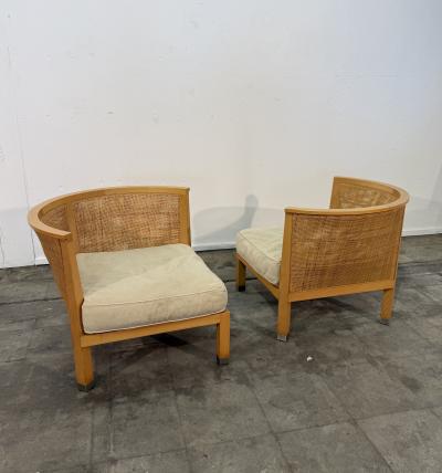 Antonio Citterio Pair of Mozart Lounge Chairs by Antonio Citterio for Flexform Italy