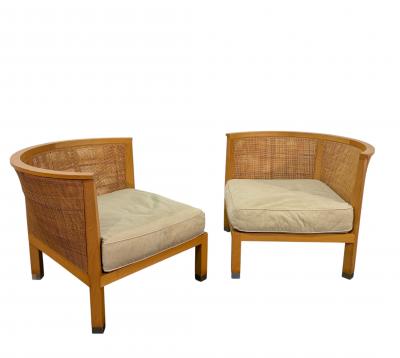 Antonio Citterio Pair of Mozart Lounge Chairs by Antonio Citterio for Flexform Italy