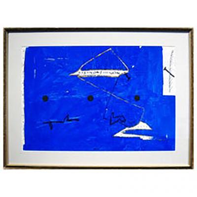 Antonio Davide Antonio Davide Impressioni Mediterranee 1970 Mixed Media On Board