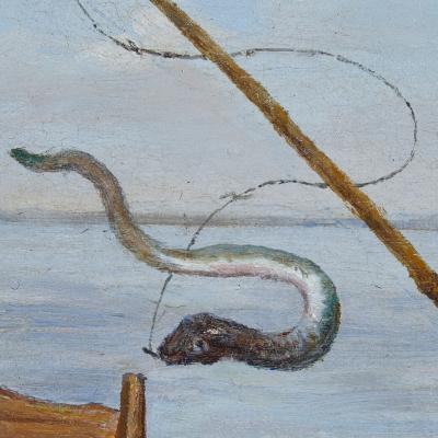 Antonio Ermolao Paoletti Large Italian genre painting by Antonio Ermolao Paoletti