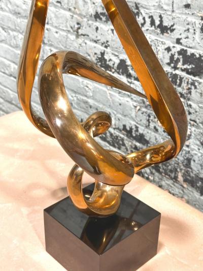 Antonio Gresiaga Kieff Antonio Gresiaga Kieff Abstract Bronze Sculpture 1970