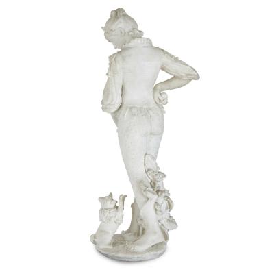 Antonio Natali Large marble sculpture of a circus ringmistress by Antonio Natali