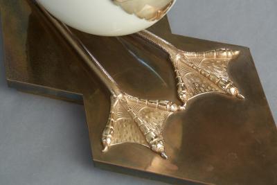 Antonio Pavia Set of Brass Flamingo Crane Sculptures