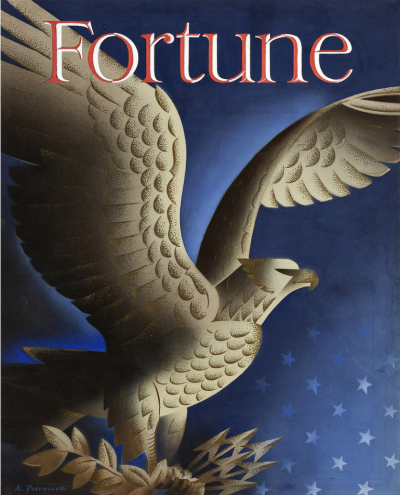 Antonio Petruccelli American Eagle Fortune Magazine Cover Alternate February 1940 1940