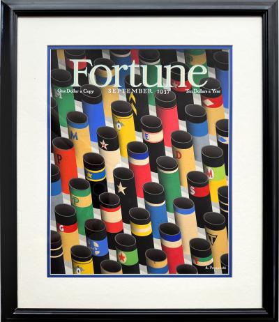 Antonio Petruccelli Fortune Magazine Cover 1937 Original Artwork Exhibited at Met Museum