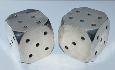 Antonio Pineda Dice Salt and Peppers Sterling Silver Taxco