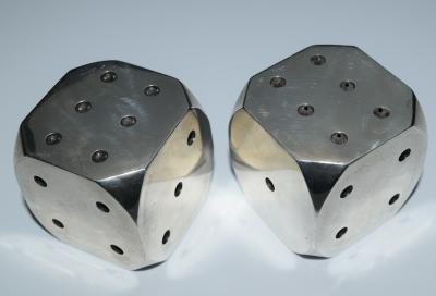 Antonio Pineda Dice Salt and Peppers Sterling Silver Taxco