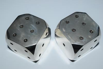 Antonio Pineda Dice Salt and Peppers Sterling Silver Taxco
