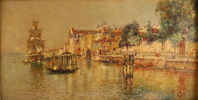 Antonio Reyna Venetian Scene