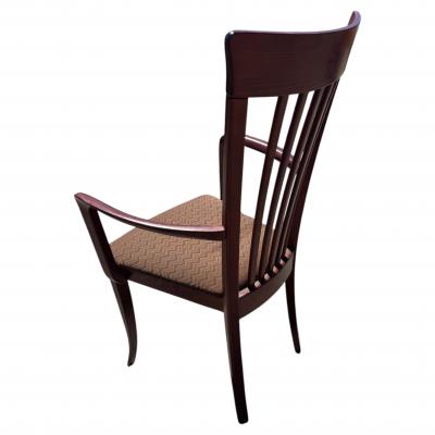 Antonio Sibau Antonio Sibau Mahogany Side Chair Italian Craftsmanship 20th Century