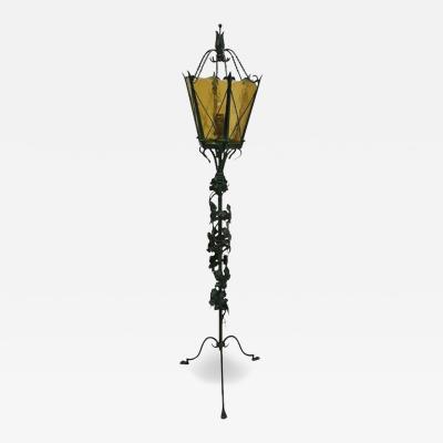 Antti Hakkarainen Antti Hakkarainen Green Vine Floor Lamp 1930s 1940s Taidetakamo A Hakkarainen