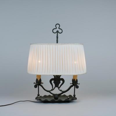 Antti Hakkarainen Antti Hakkarainen Wrought Iron Table Lamp 789 Taidetakamo A Hakkarainen 1930s