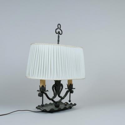 Antti Hakkarainen Antti Hakkarainen Wrought Iron Table Lamp 789 Taidetakamo A Hakkarainen 1930s
