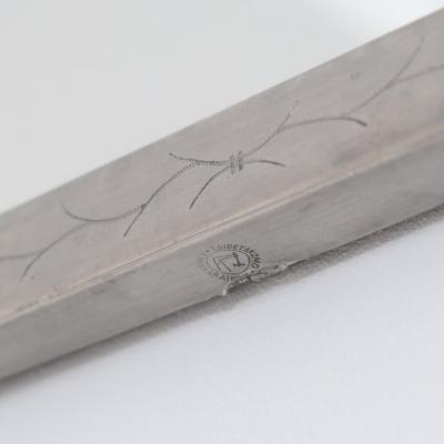 Antti Hakkarainen Nordic Classicm Pewter Wall Mirror Taidetakomo A Hakkarainen 1930s