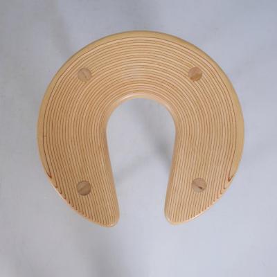 Antti Nurmesniemi Iconic Antti Nurmesniemi Sauna Horseshoe Stool for Palace Hotel Helsinki 1952