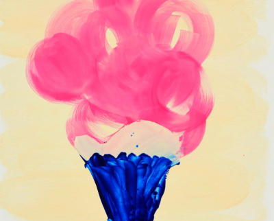 Anya Spielman Candy Cone Abstract Painting 2020