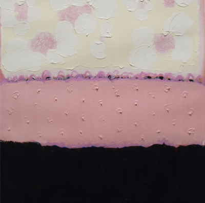 Anya Spielman Ice Blossoms Abstract painting 2010