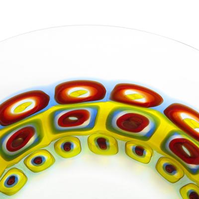 Anzolo Fuga Anzolo Fuga Charger with Rings of Murrhines 1950s