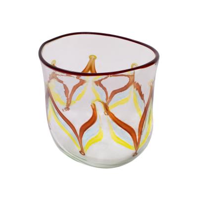 Anzolo Fuga Anzolo Fuga Hand Blown Glass Vase From The Pavone Series 1957 60