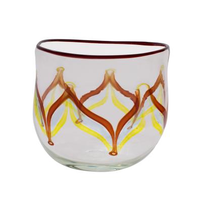 Anzolo Fuga Anzolo Fuga Hand Blown Glass Vase From The Pavone Series 1957 60