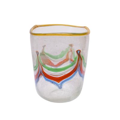 Anzolo Fuga Anzolo Fuga Hand Blown Glass Vase From The Pavone Series 1957 60