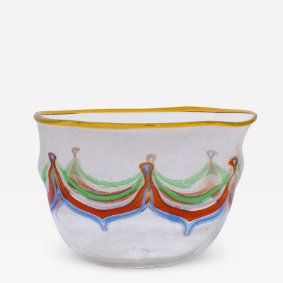 Anzolo Fuga Anzolo Fuga Hand Blown Glass Vase From The Pavone Series 1957 60