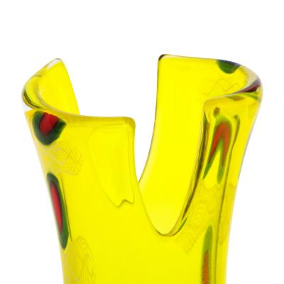 Anzolo Fuga Anzolo Fuga Hand Blown Murrine Incantante Vase ca 1959