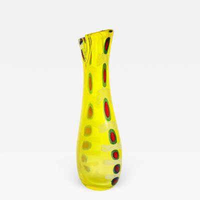 Anzolo Fuga Anzolo Fuga Hand Blown Murrine Incantante Vase ca 1959